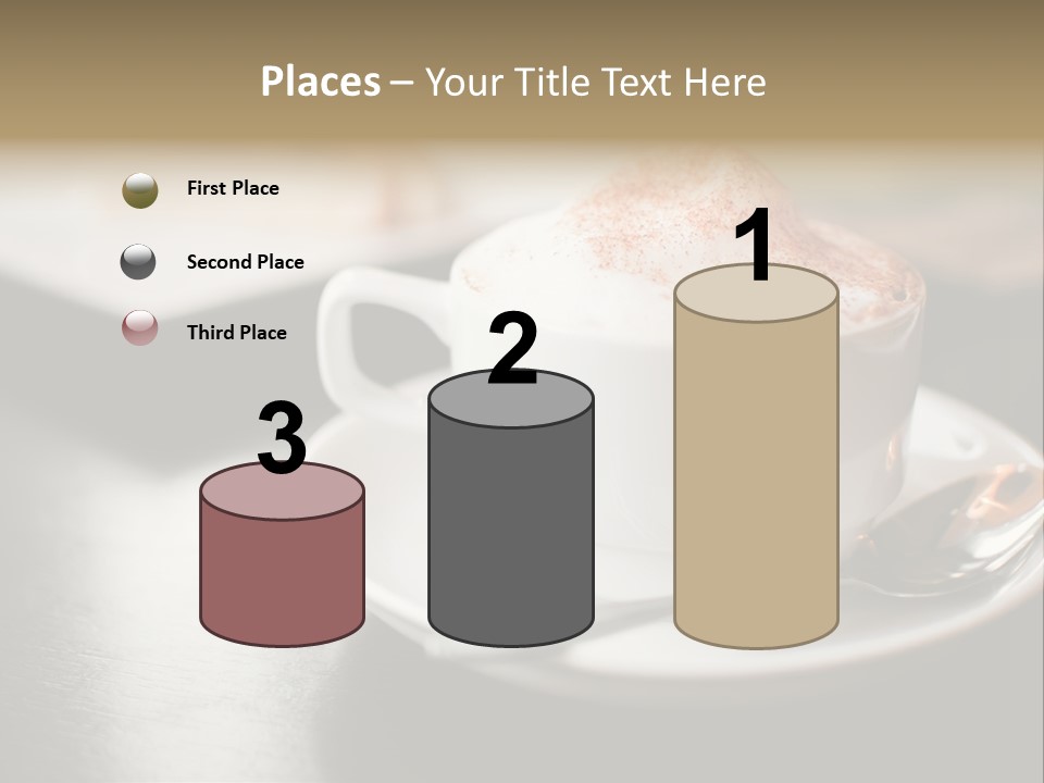 Foamy Restaurant Cafe PowerPoint Template