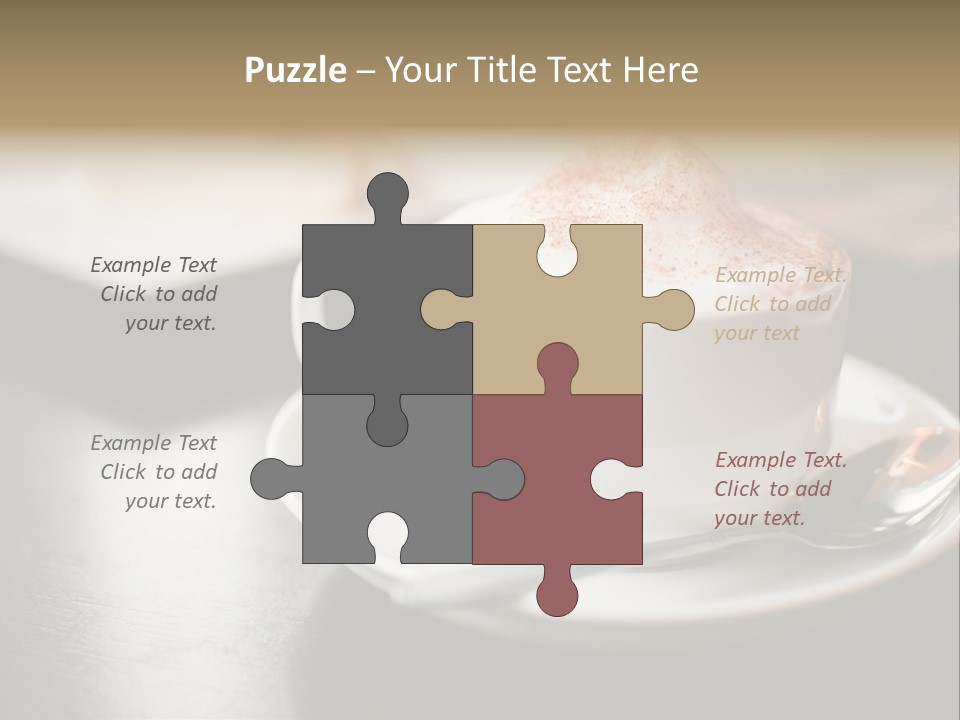 Foamy Restaurant Cafe PowerPoint Template