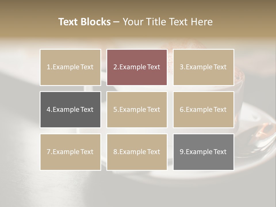 Foamy Restaurant Cafe PowerPoint Template