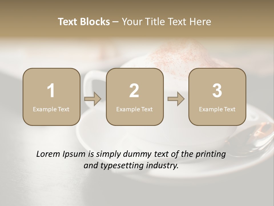 Foamy Restaurant Cafe PowerPoint Template