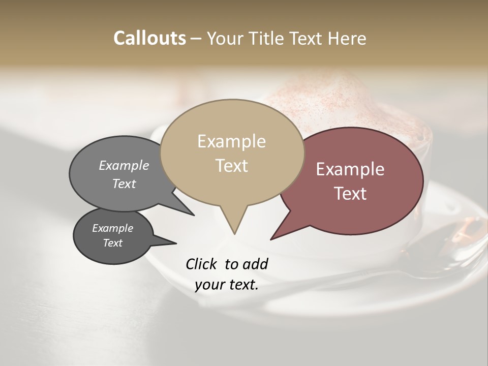 Foamy Restaurant Cafe PowerPoint Template