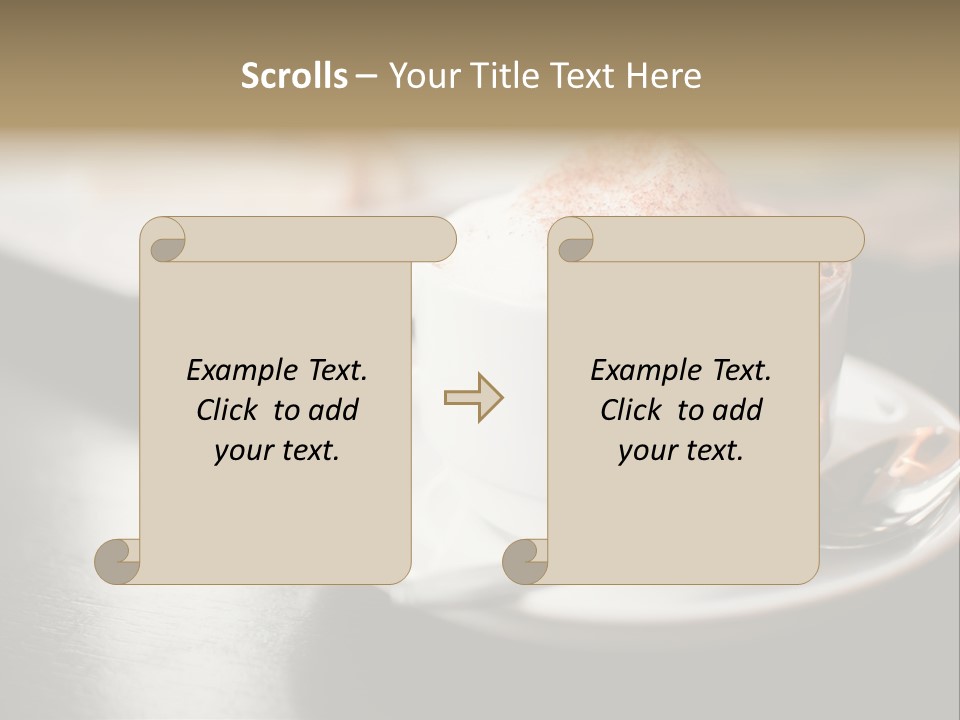 Foamy Restaurant Cafe PowerPoint Template