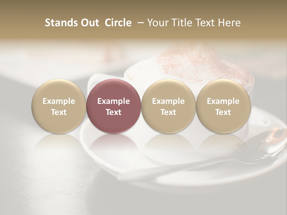 Foamy Restaurant Cafe PowerPoint Template