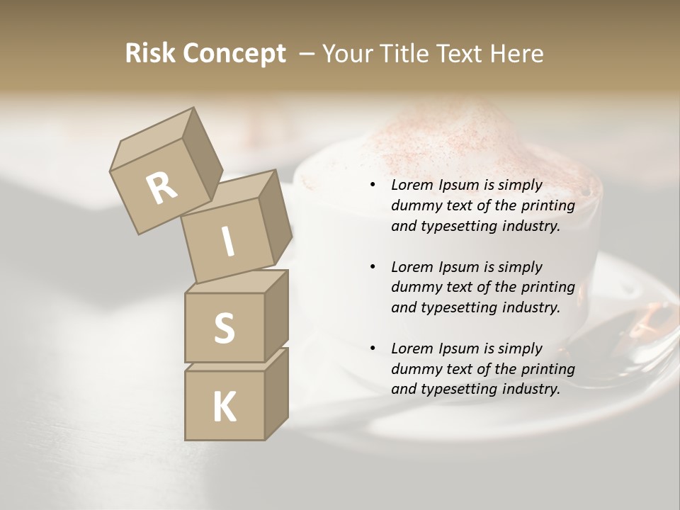 Foamy Restaurant Cafe PowerPoint Template