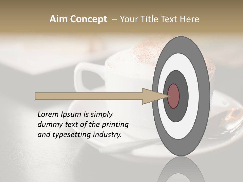 Foamy Restaurant Cafe PowerPoint Template