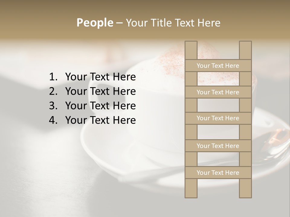 Foamy Restaurant Cafe PowerPoint Template