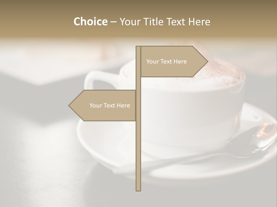 Foamy Restaurant Cafe PowerPoint Template