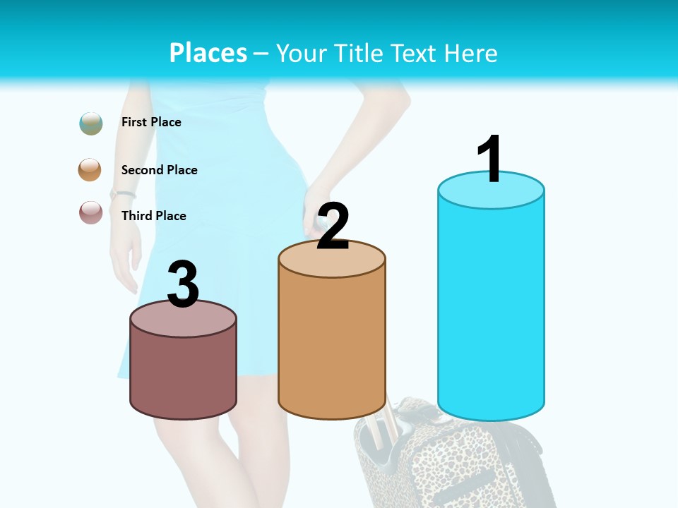 Glasses Beauty Suitcase PowerPoint Template