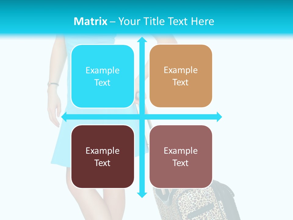 Glasses Beauty Suitcase PowerPoint Template