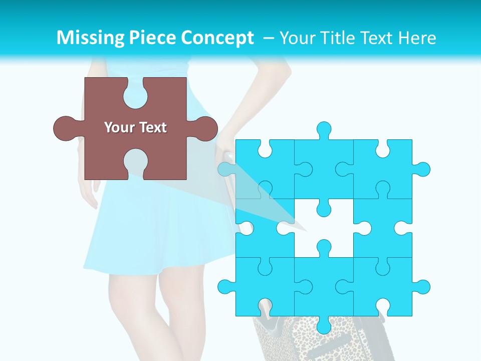 Glasses Beauty Suitcase PowerPoint Template