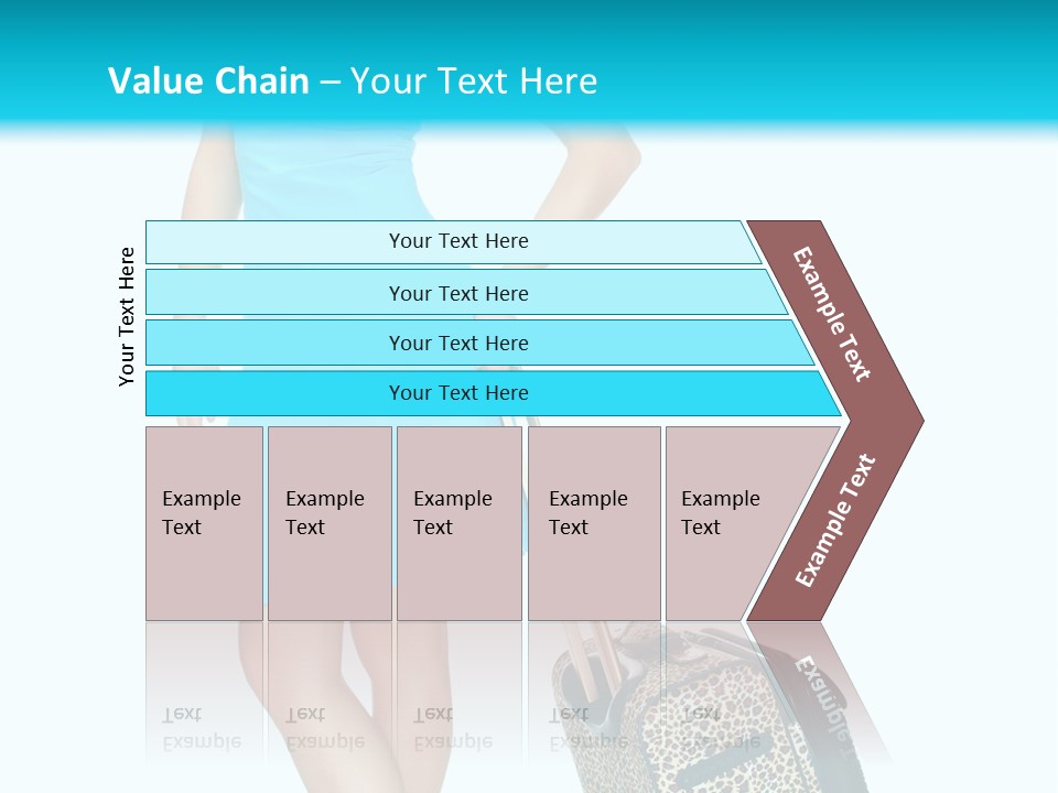 Glasses Beauty Suitcase PowerPoint Template