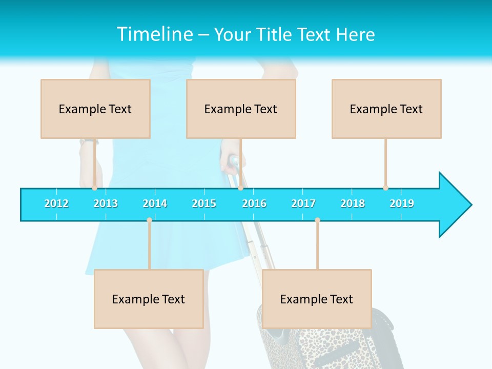 Glasses Beauty Suitcase PowerPoint Template