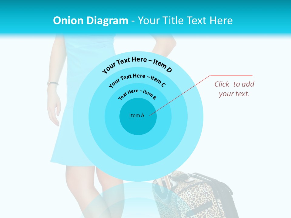 Glasses Beauty Suitcase PowerPoint Template