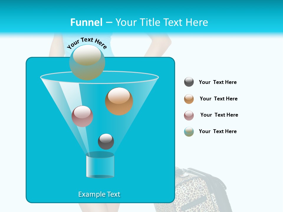 Glasses Beauty Suitcase PowerPoint Template