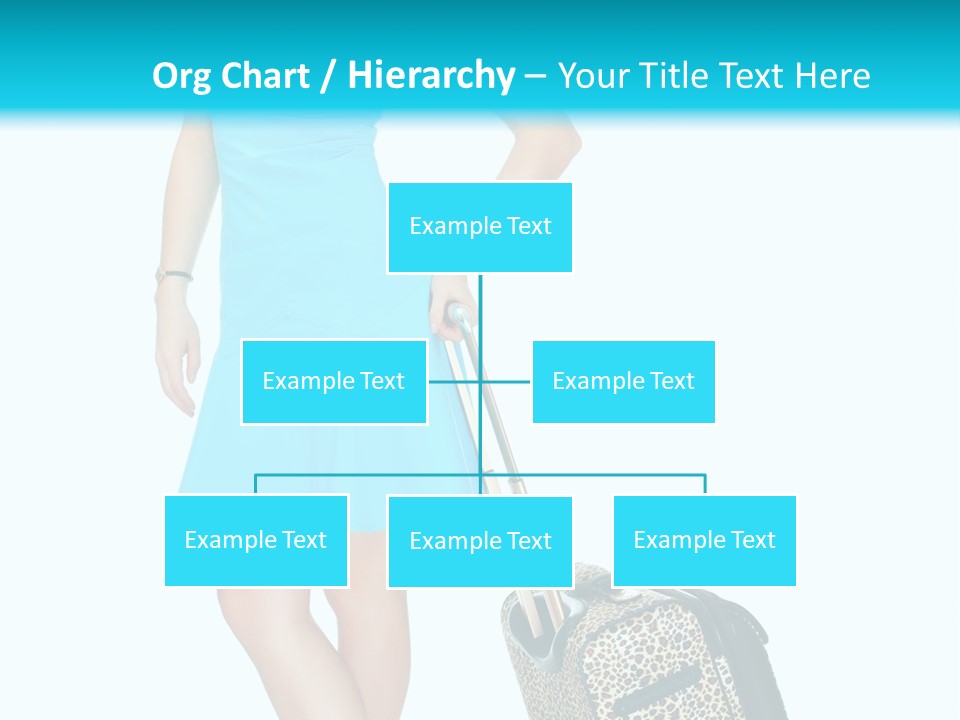 Glasses Beauty Suitcase PowerPoint Template