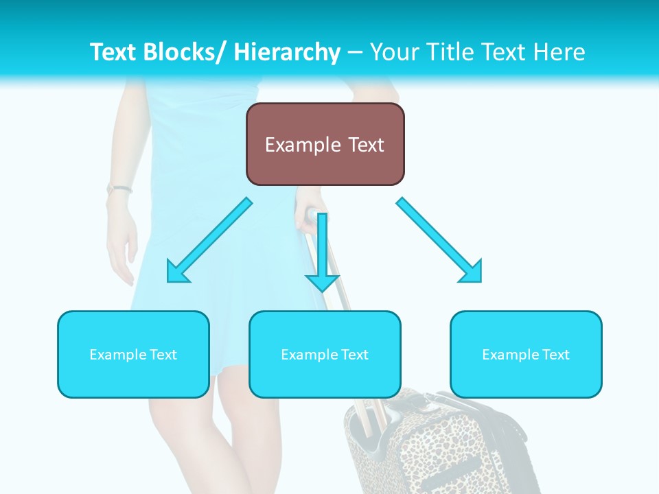 Glasses Beauty Suitcase PowerPoint Template