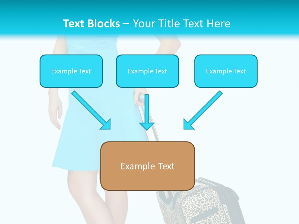 Glasses Beauty Suitcase PowerPoint Template