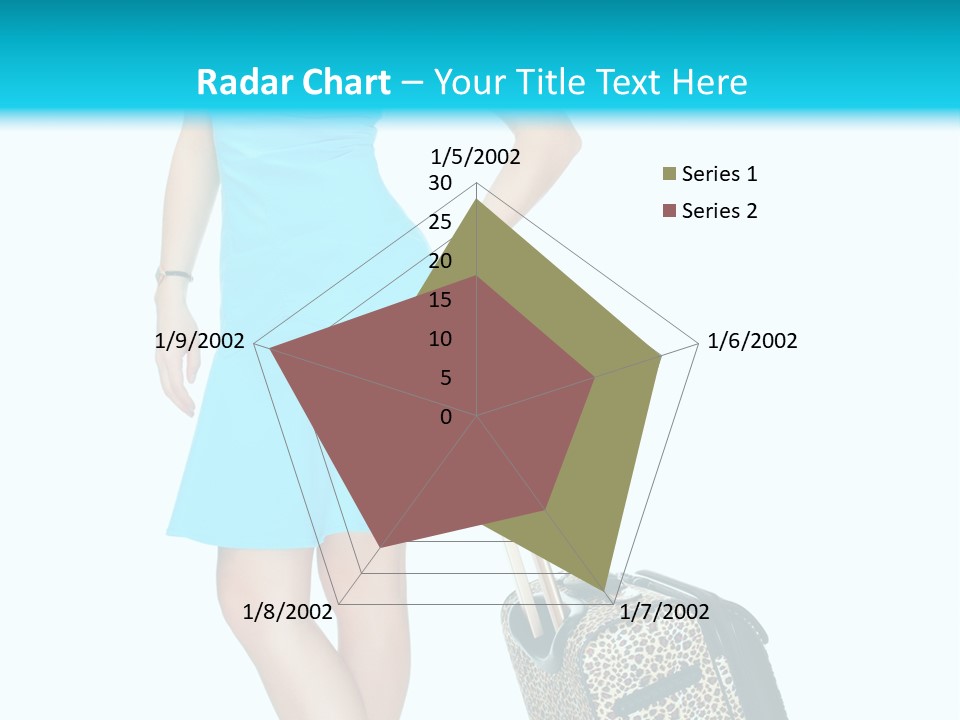 Glasses Beauty Suitcase PowerPoint Template
