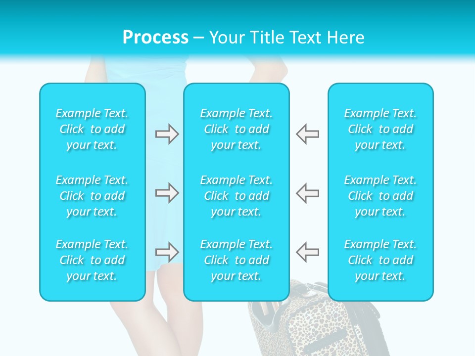 Glasses Beauty Suitcase PowerPoint Template