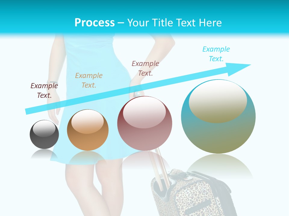 Glasses Beauty Suitcase PowerPoint Template