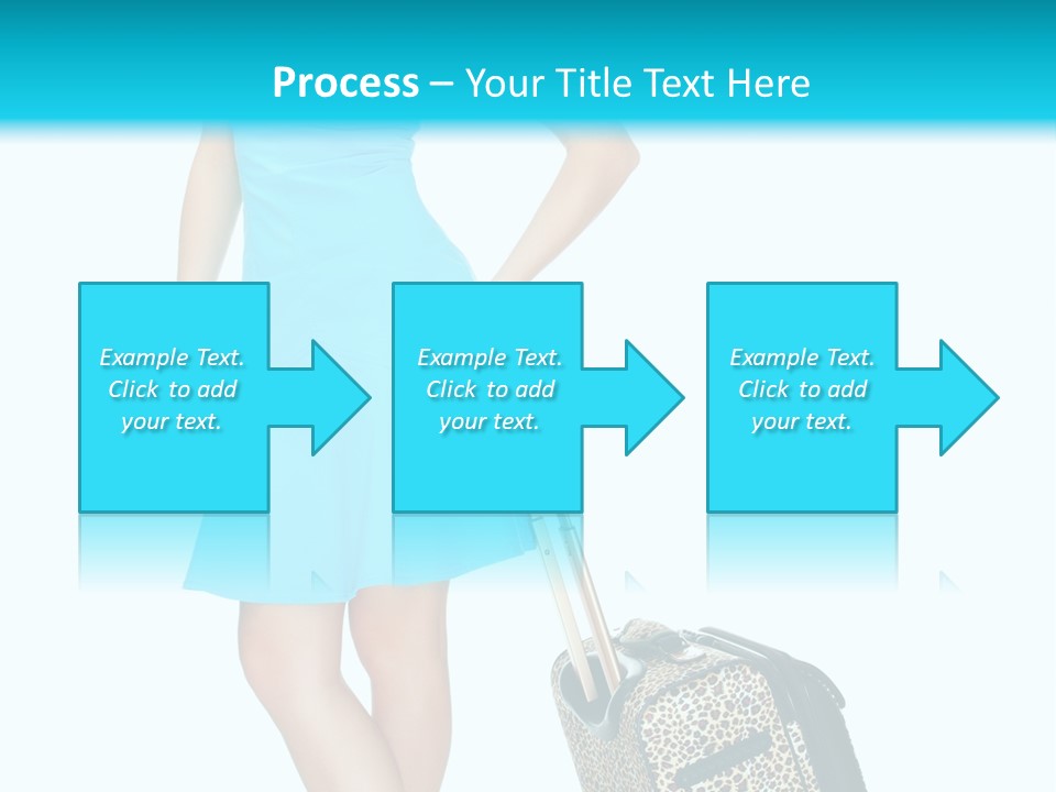 Glasses Beauty Suitcase PowerPoint Template
