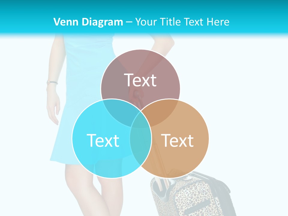 Glasses Beauty Suitcase PowerPoint Template