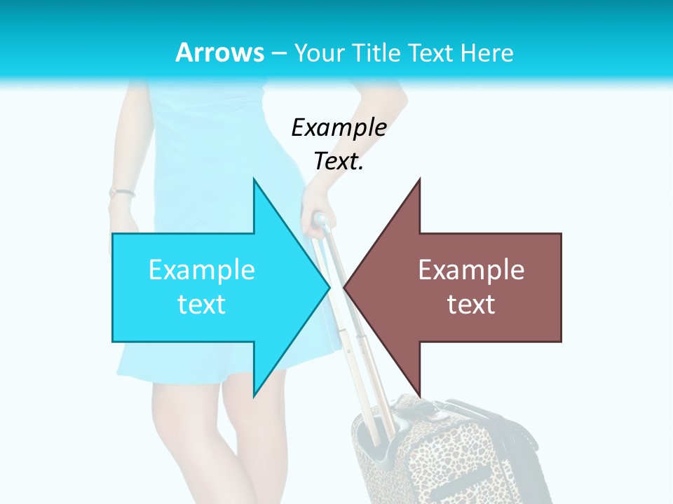 Glasses Beauty Suitcase PowerPoint Template