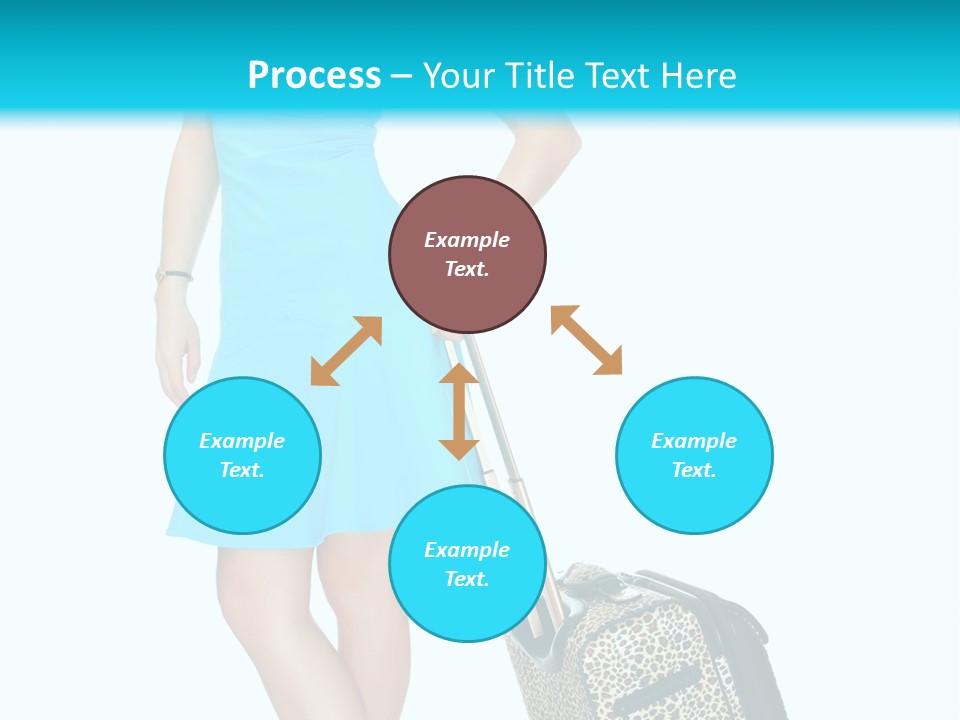 Glasses Beauty Suitcase PowerPoint Template