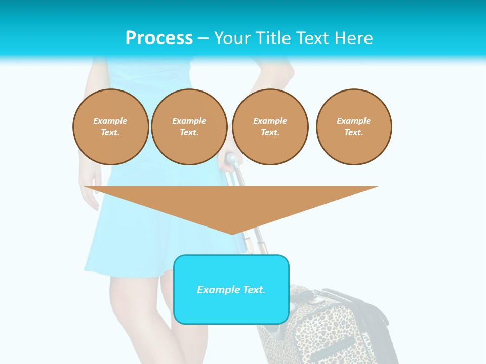 Glasses Beauty Suitcase PowerPoint Template