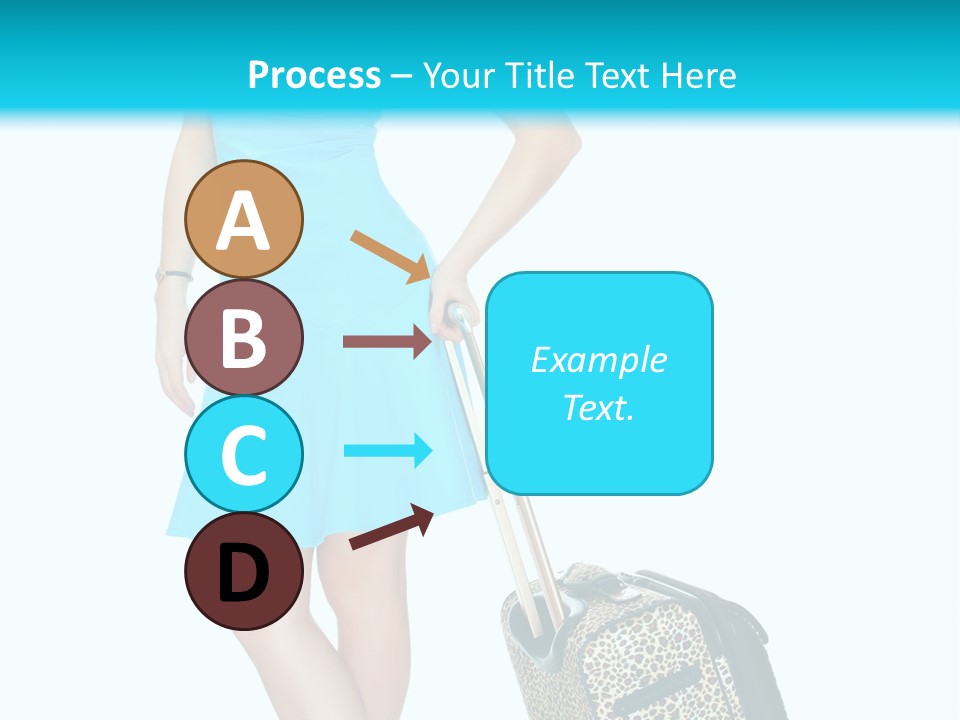 Glasses Beauty Suitcase PowerPoint Template