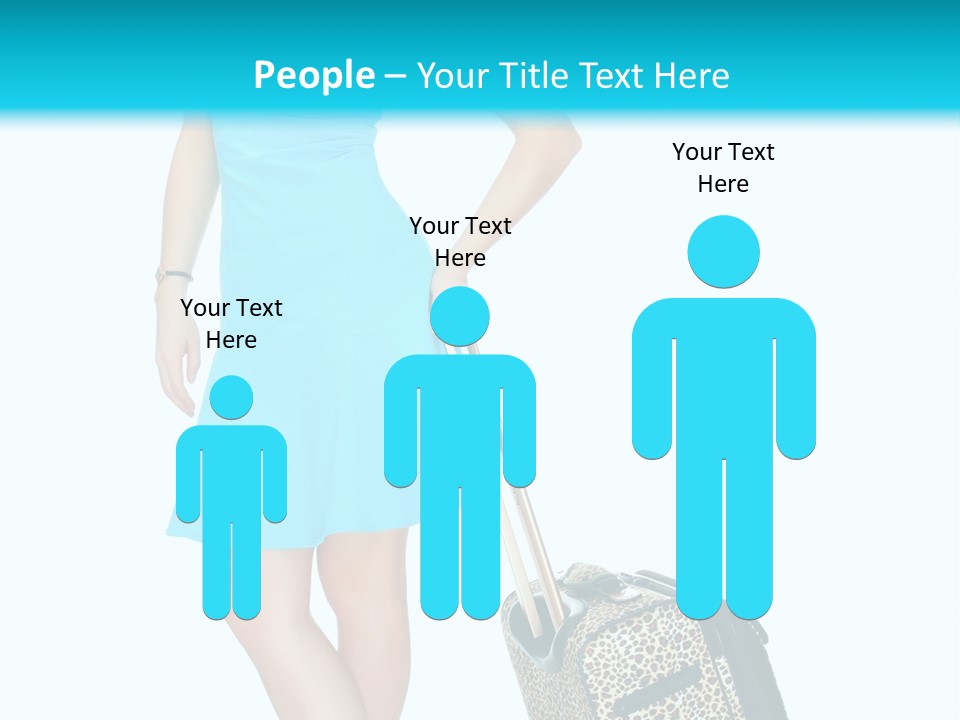 Glasses Beauty Suitcase PowerPoint Template