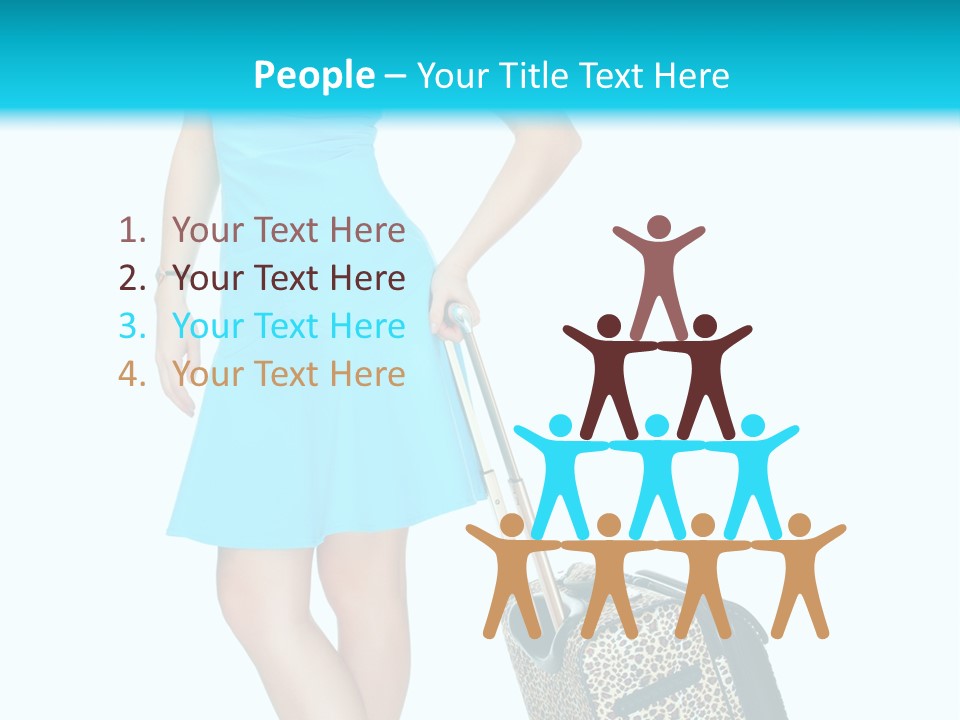 Glasses Beauty Suitcase PowerPoint Template