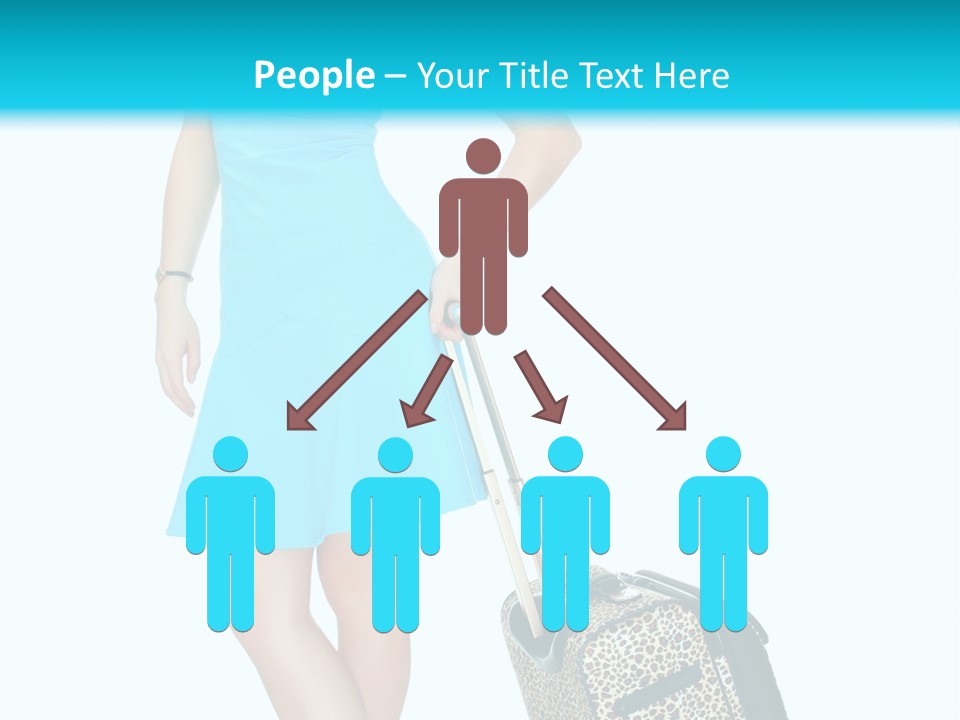 Glasses Beauty Suitcase PowerPoint Template