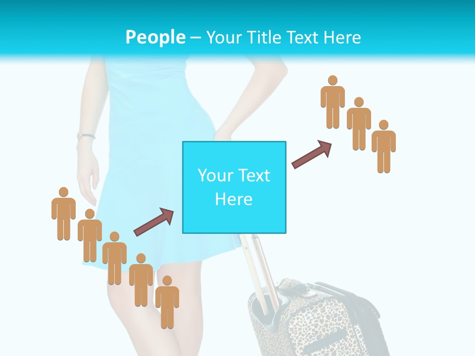 Glasses Beauty Suitcase PowerPoint Template