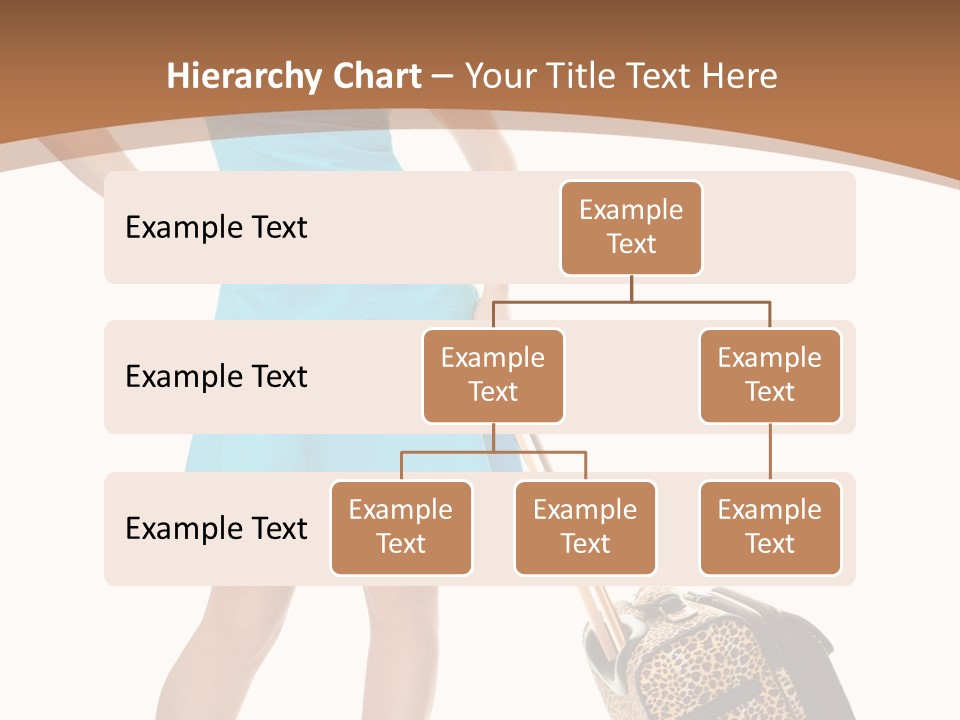 Female Vacation Girl PowerPoint Template