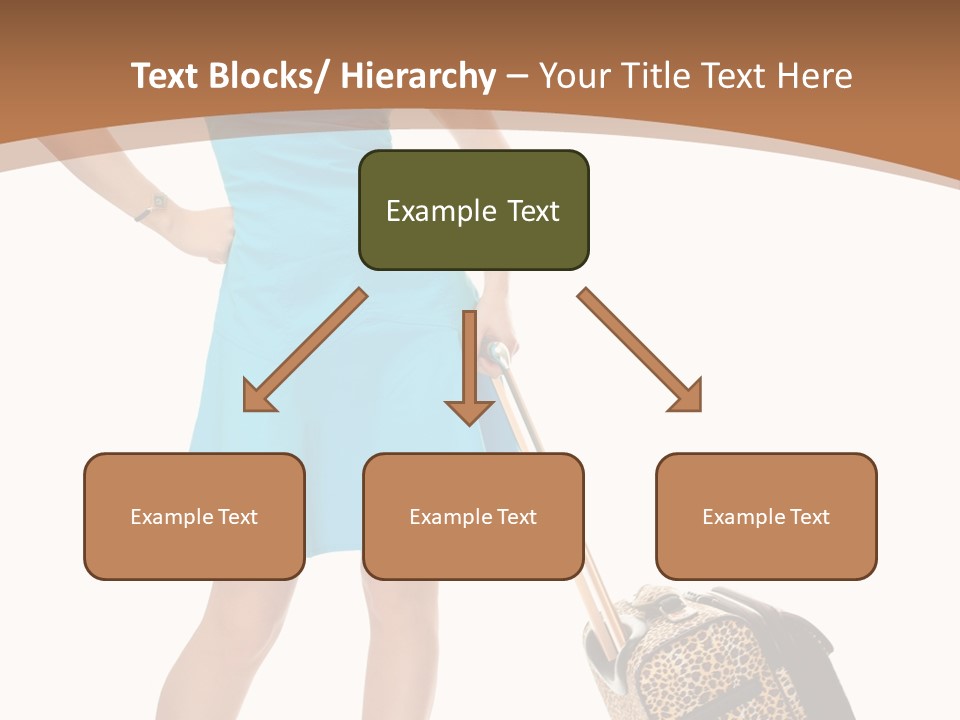 Female Vacation Girl PowerPoint Template