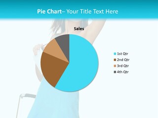 Journey Blue Person PowerPoint Template