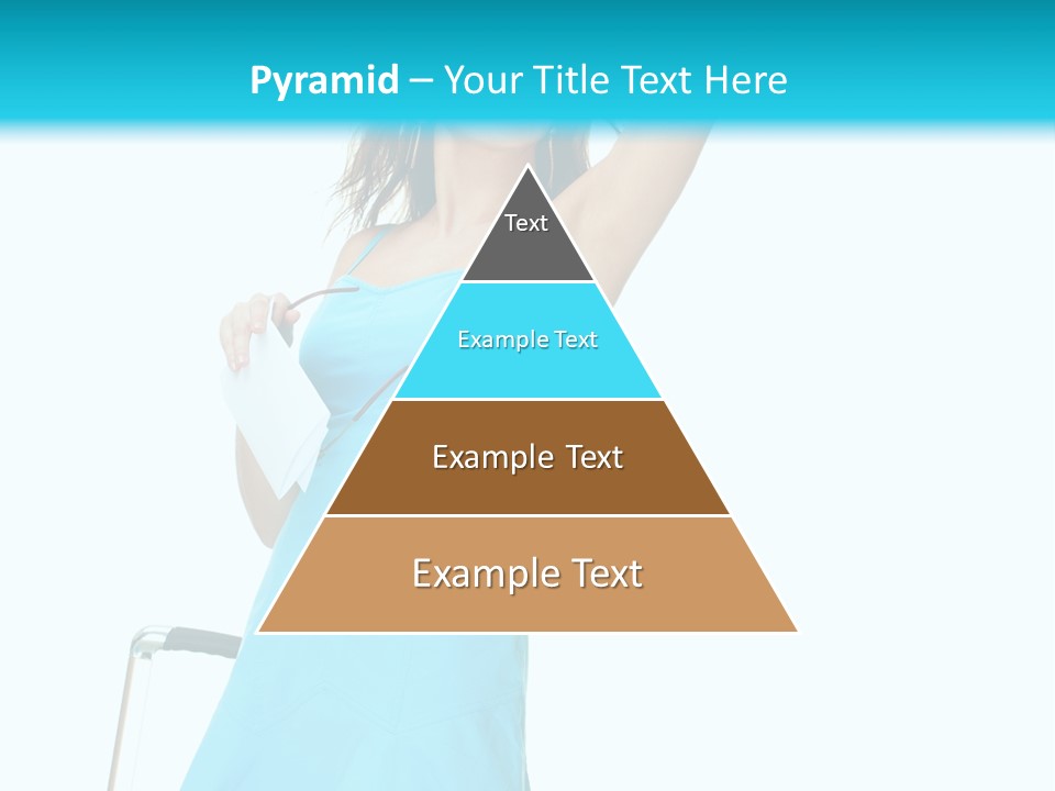 Journey Blue Person PowerPoint Template