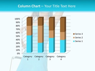 Journey Blue Person PowerPoint Template