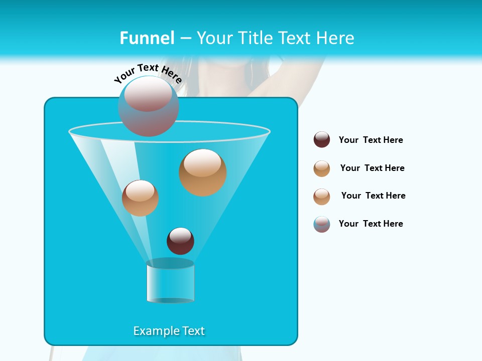 Journey Blue Person PowerPoint Template