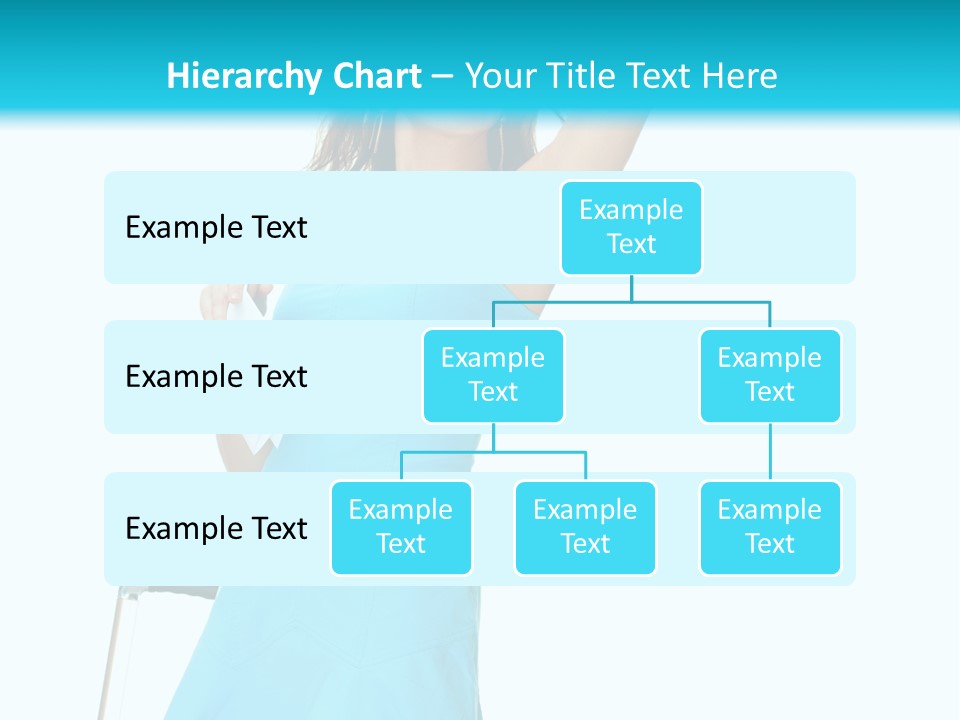 Journey Blue Person PowerPoint Template