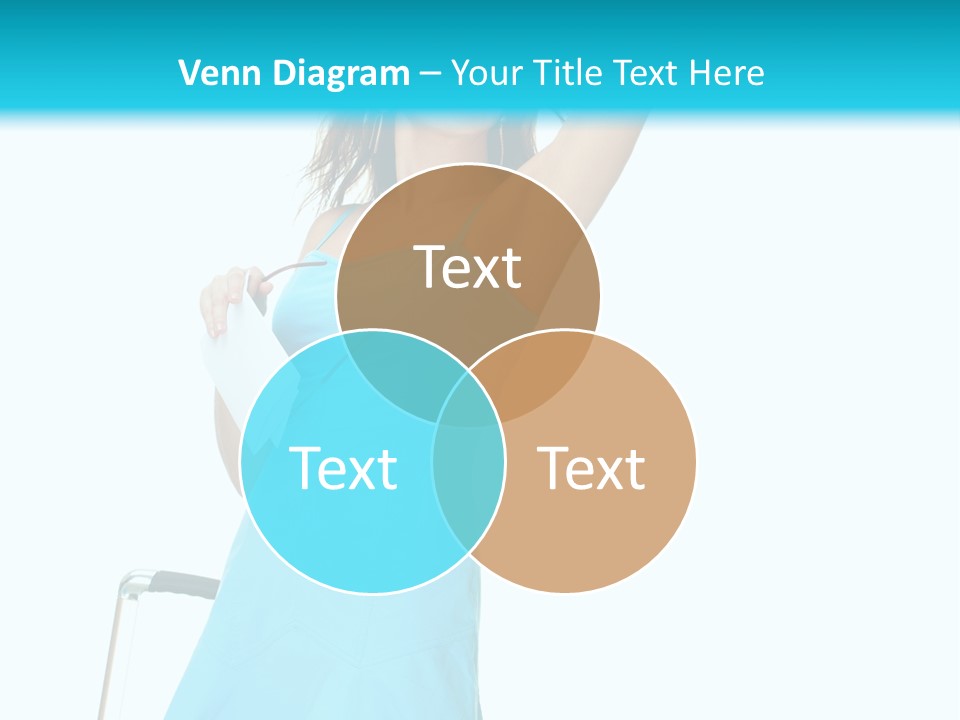 Journey Blue Person PowerPoint Template