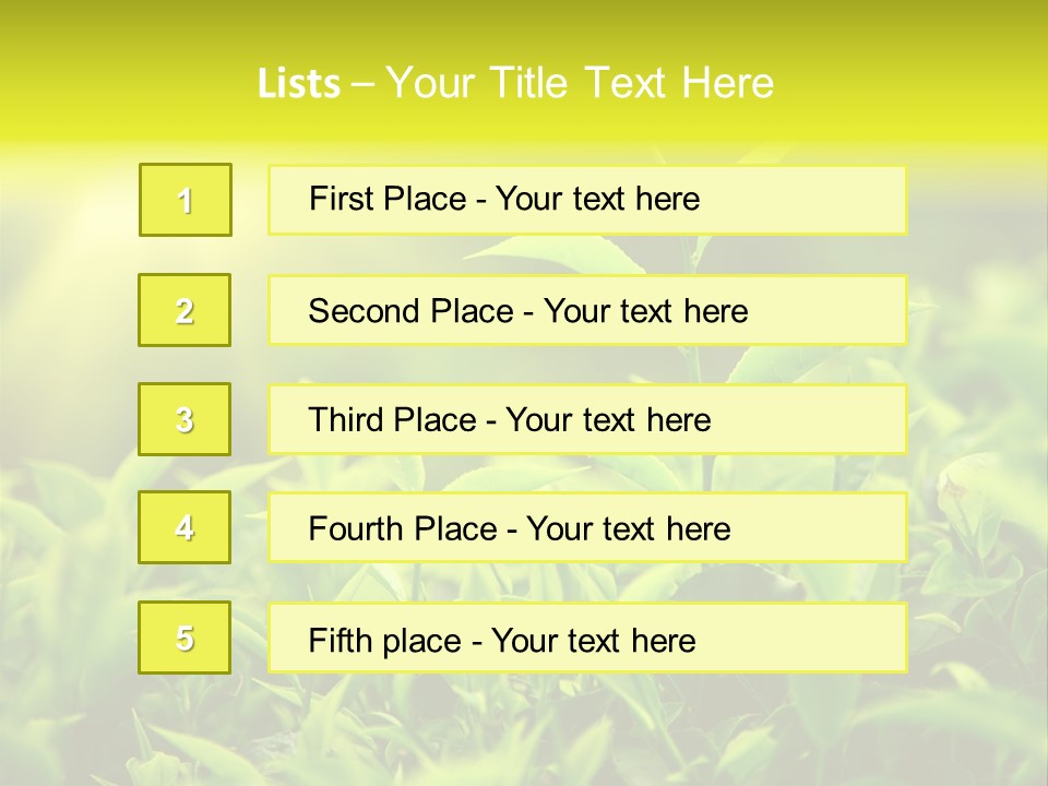 Kerala South Munnar PowerPoint Template