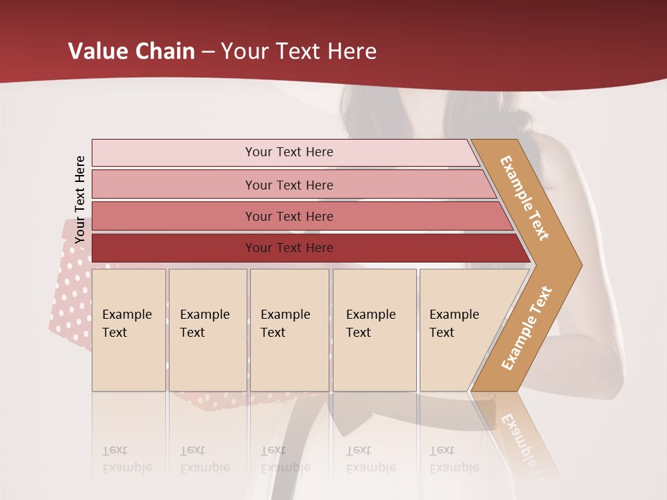 Present Cute Girl PowerPoint Template