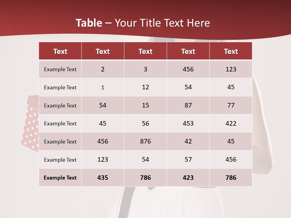 Present Cute Girl PowerPoint Template