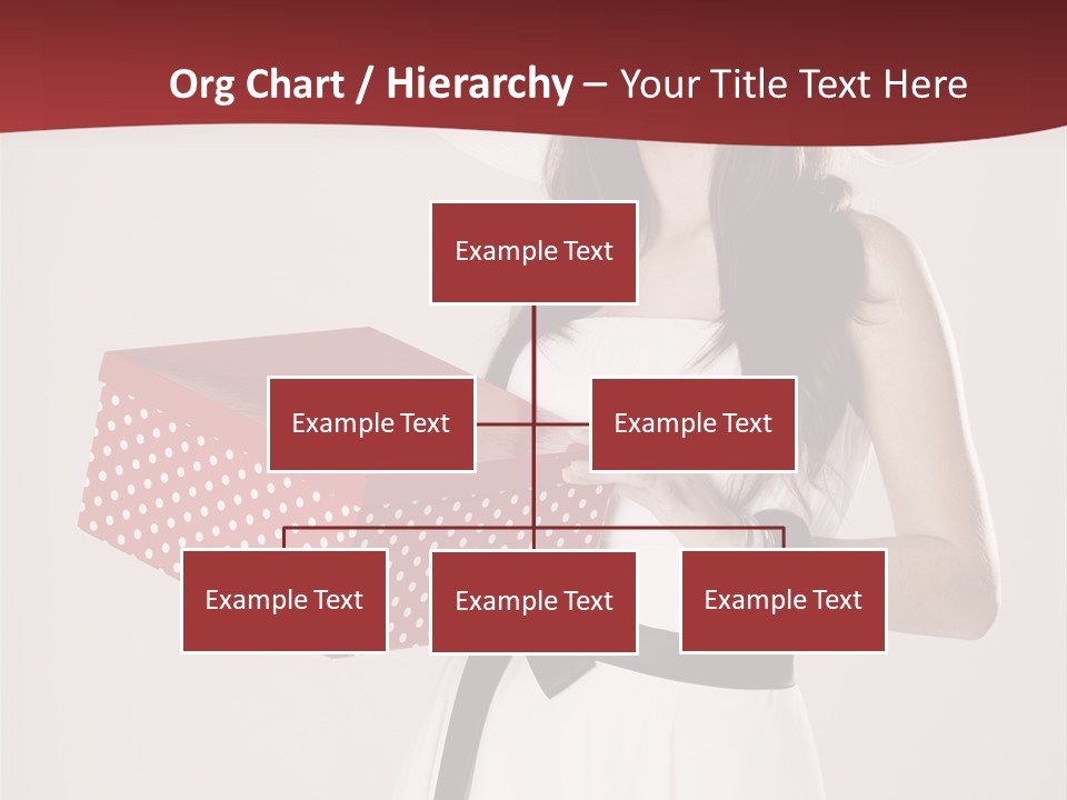 Present Cute Girl PowerPoint Template