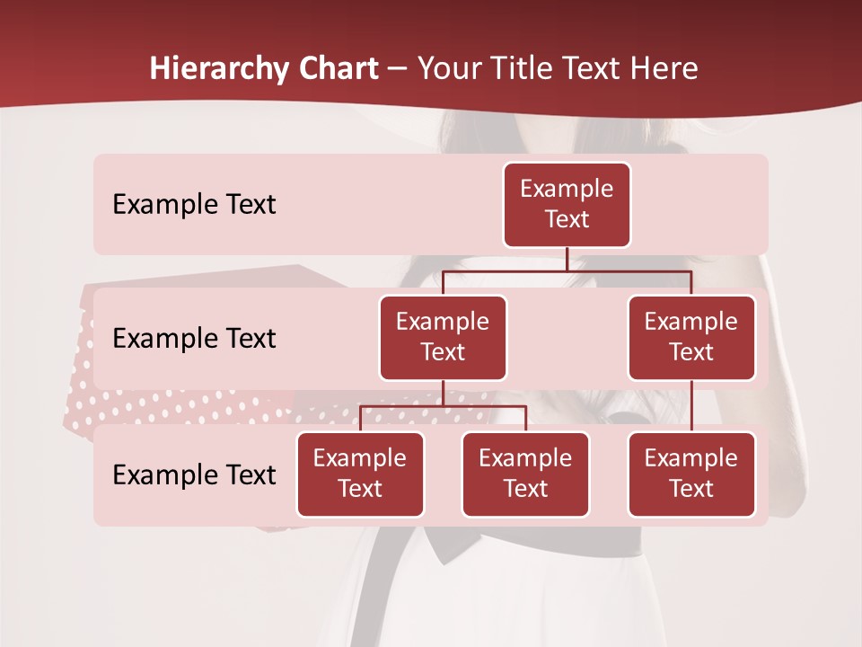 Present Cute Girl PowerPoint Template