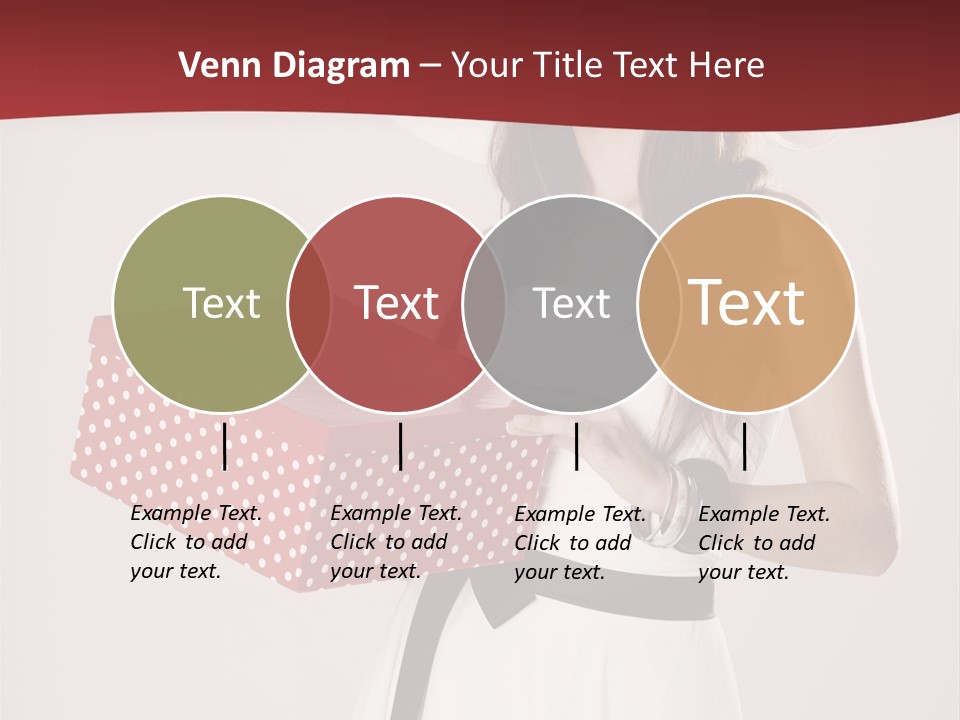 Present Cute Girl PowerPoint Template