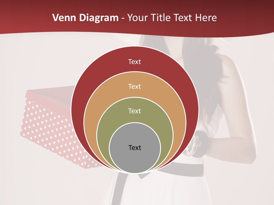 Present Cute Girl PowerPoint Template