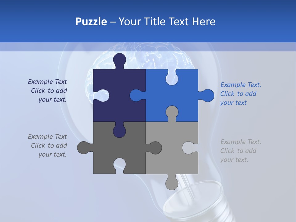 Concept Glowing Creativity PowerPoint Template